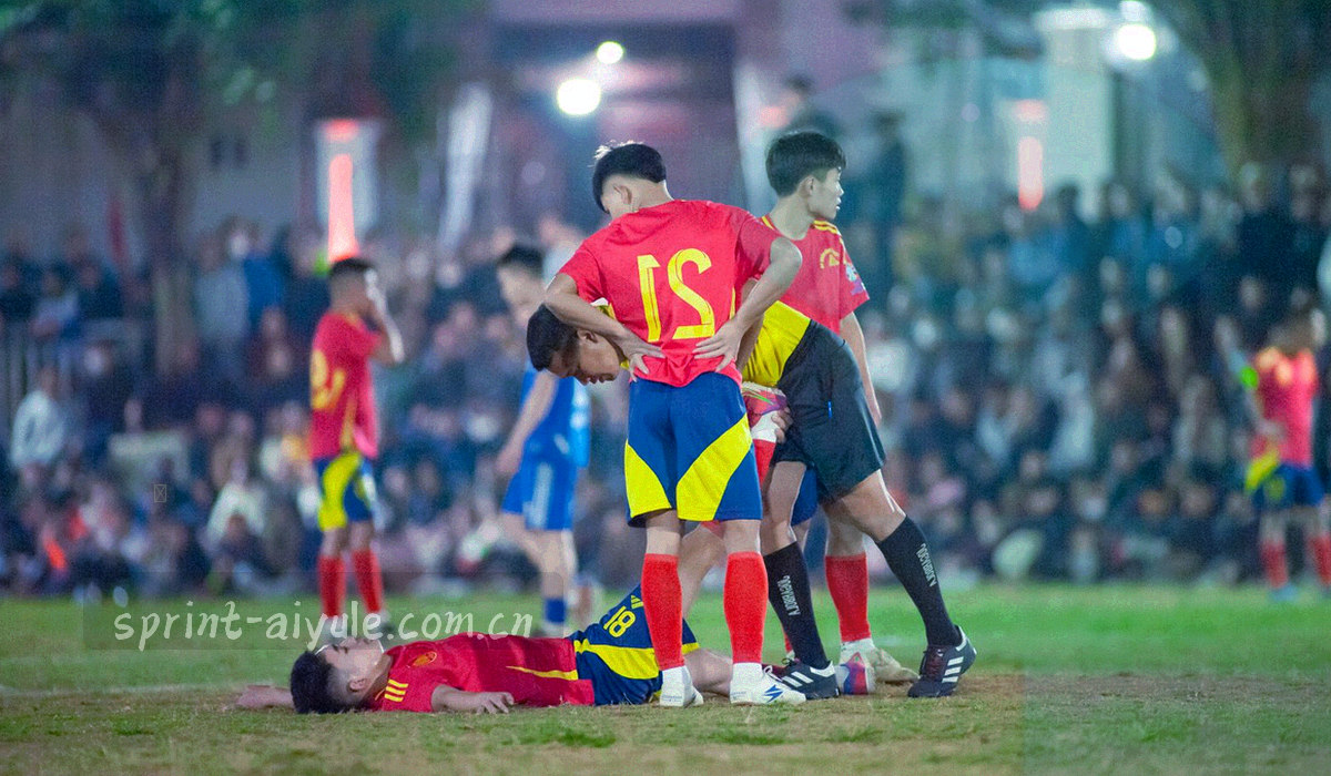 球场边线与人行通道线条构成的抽象几何画面